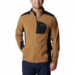 Polar Rozpinany Męski Columbia Klamath Range Full Zip. Brązowe bluzy męskie Columbia, m, bez wzorów, z polaru, bez kaptura. Za 183.99 zł.