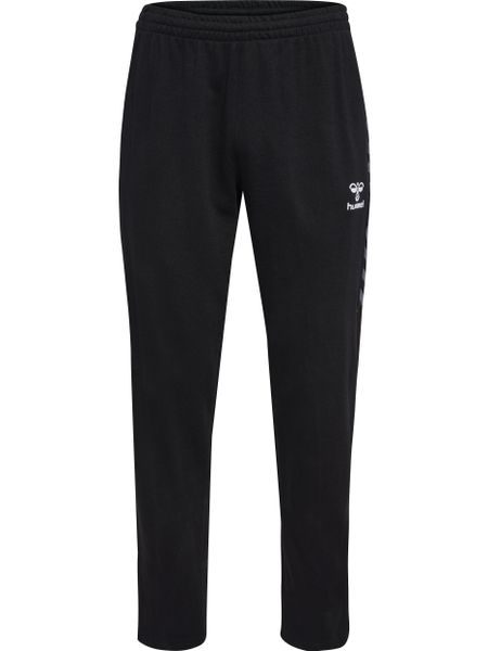 Spodnie do biegania Hummel Authentic. Czarne spodnie materiałowe damskie Hummel, xl, bez wzorów, z bawełny, z standardowym stanem. Za 214.55 zł.