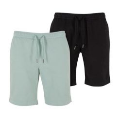 Shorty Męskie Twill Rozciągliwe 2pak. Brązowe krótkie spodenki sportowe męskie Urban Classics, m, bez wzorów, trekkingowe. Za 222.99 zł.