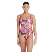 Strój kąpielowy Zoggs Savannah Sleekback - Rozmiar 36. Czerwone kostiumy jednoczęściowe damskie ZOGGS, xs, bez wzorów, sportowe, na fitness i siłownię. Za 208.42 zł.