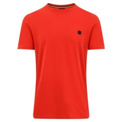 Koszulka Wędkarska Guru Semi Logo Tee Red T-Shirt. Czerwone koszulki sportowe męskie Guru, m, bez wzorów, sportowe, bez kołnierzyka. Za 128.99 zł.