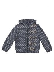 Guess Kurtka zimowa L5YL05 WHE60 Granatowy Regular Fit. Niebieskie buty zimowe chłopięce Guess, z aplikacjami, z syntetyku, bez zapięcia. Za 349.99 zł.