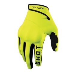 Mężczyźni BMX Rękawice Shot Trainer Ce 3.0. Czarne rękawiczki męskie SHOT RACE GEAR, bez wzorów, sportowe. Za 199.00 zł.