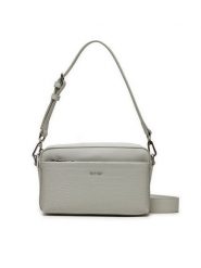 Calvin Klein Torebka Ck Must Conv Camera Bag K60K612110 Szary. Szare torebki do ręki damskie Calvin Klein, bez wzorów, ze skóry, bez dodatków. Za 419.99 zł.