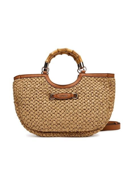 Guess Torebka HWWG92 32060 Beżowy. Brązowe torebki do ręki damskie Guess, z aplikacjami, z syntetyku, bez dodatków. Za 495.99 zł.