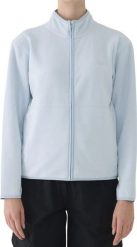 Bluza polarowa damska 4F F354 jasnoniebieski 4FWAW25TFLEF354 34S 2XL. Niebieskie bluzy damskie 4f, s, bez wzorów, z polaru, bez kaptura. Za 196.63 zł.