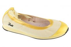 Baleriny damskie, Ally Etoile Ballerina. Żółte baleriny damskie SUN68, bez wzorów, z materiału, sportowe, bez obcasa. Za 339.99 zł.