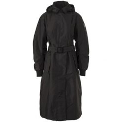 Winter Trench Coat Puff Winter Rain Jacket Women. Czarne kurtki damskie AGU, bez wzorów, z materiału, bez kaptura. Za 1,333.00 zł.