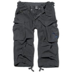 Szorty bushcraft męskie Brandit M65 Industry Vintage 3/4 Czarne. Czarne szorty męskie Brandit, na lato, l, bez wzorów, vintage. Za 266.50 zł.