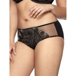 Figi "Yvette" w kolorze czarnym. Figi damskie marki Kinga. W wyprzedaży za 34.95 zł.