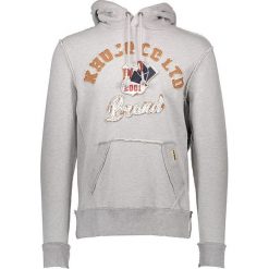 Bluza "Simo" w kolorze szarym. Szare bluzy męskie marki khujo, z aplikacjami. W wyprzedaży za 159.95 zł.