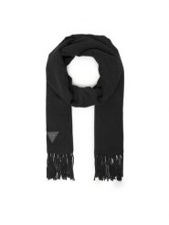 Guess Szalik AM9568 POL03 Czarny. Czarne rękawiczki męskie Guess, z aplikacjami, z materiału. Za 239.99 zł.