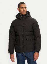 Tommy Hilfiger Kurtka zimowa Rockie MW0MW37125 Czarny Regular Fit. Czarne kurtki męskie Tommy Hilfiger, na zimę, m, bez wzorów, z syntetyku, bez kaptura. Za 949.99 zł.