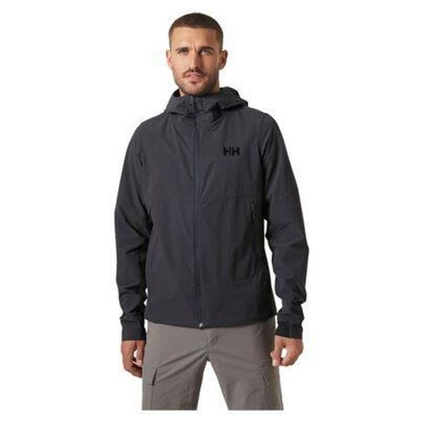 Kurtka wodoodporna z kapturem Helly Hansen Blaze. Brązowe kurtki męskie Helly Hansen, bez wzorów, z softshellu, trekkingowe. Za 604.00 zł.