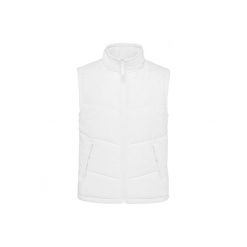 Wyściełana polarem kurtka bez rękawów Kariban Warmer. Białe kurtki męskie KARIBAN, m, bez wzorów, z polaru, bez kaptura. Za 218.00 zł.