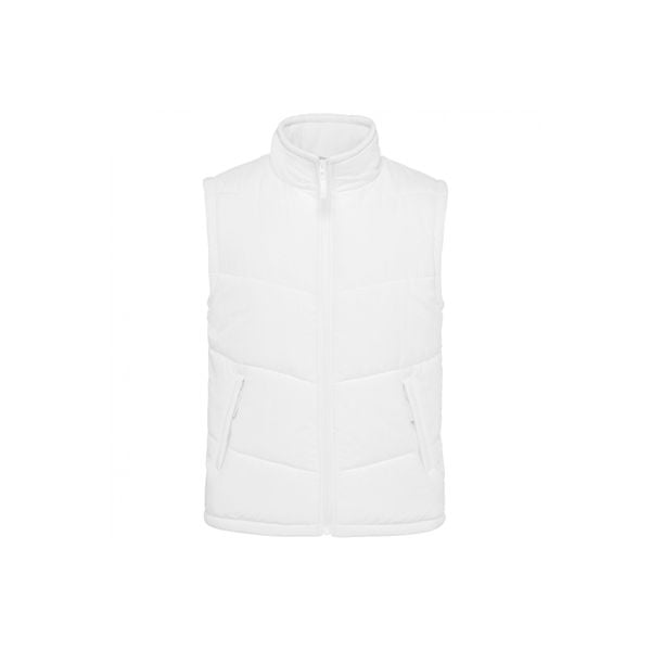 Wyściełana polarem kurtka bez rękawów Kariban Warmer. Białe kurtki męskie KARIBAN, m, bez wzorów, z polaru, bez kaptura. Za 218.00 zł.