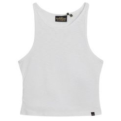 Damski tank top Superdry. Białe bielizna termoaktywna damska Superdry., bez wzorów, bez ramiączek. Za 114.20 zł.
