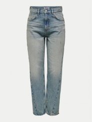 ONLY Jeansy Robyn 15333533 Niebieski Straight Fit. Niebieskie jeansy damskie Only. Za 129.99 zł.