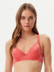 Selmark Biustonosz z fiszbiną 31215 Koralowy. Pomarańczowe biustonosze Selmark, bez wzorów, z syntetyku. Za 139.99 zł.