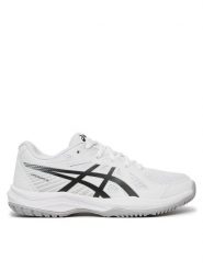 Asics Buty halowe Upcourt 6 Gs 1074A045 Biały. Białe buty sportowe chłopięce Asics, bez wzorów, z materiału, bez zapięcia. Za 249.99 zł.