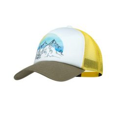 Czapka z daszkiem Buff Trucker Cap. Żółte czapki i kapelusze damskie Buff, na lato, bez wzorów, z elastanu. Za 109.90 zł.