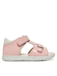 Geox Sandały B Sandal Alul B551YC 00066 C8010 S Różowy. Czerwone sandały dziewczęce Geox, z materiału, bez zapięcia. Za 159.99 zł.