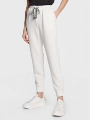 Gaudi Jeans Spodnie dresowe 311BD24008 Biały Regular Fit. Białe jeansy damskie Gaudi, xl, bez wzorów, z dresówki. Za 619.99 zł.