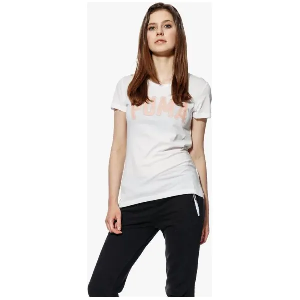 Puma Koszulka Ss Athletic , biały, rozmiar S. Białe t-shirty damskie Puma, s, bez wzorów, z materiału, wakacyjne, bez kołnierzyka. W wyprzedaży za 59.99 zł.