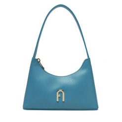 Torebka Furla. Niebieskie torebki do ręki damskie Furla, bez wzorów, klasyczne, bez dodatków. Za 789.99 zł.