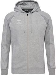 Bluza z kapturem i zamkiem błyskawicznym Hummel Move 2.0. Szare bluzy męskie Hummel, l, bez wzorów, z bawełny, z kapturem. Za 304.50 zł.