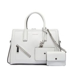 Torebka MICHAEL Michael Kors. Białe torebki do ręki damskie MICHAEL Michael Kors, bez wzorów, bez dodatków. Za 1,729.00 zł.