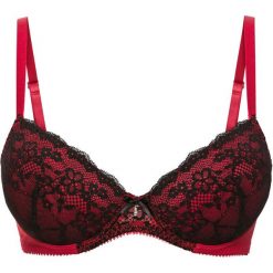 Biustonosz usztywniany bonprix czarno-czerwony. Biustonosze marki bonprix. Za 44.99 zł.