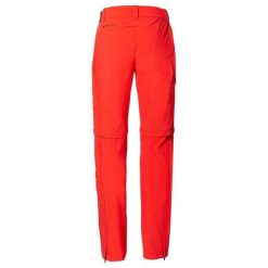 Spodnie z odpinanymi nogawkami dla kobiet VAUDE Farley Stretch ZO II. Brązowe spodnie sportowe damskie Vaude, bez wzorów, trekkingowe. Za 608.35 zł.