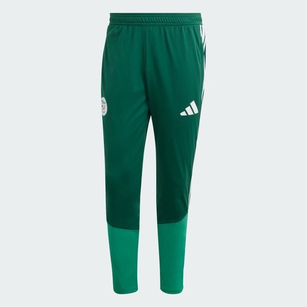Spodnie treningowe Algieria 26. Zielone spodnie sportowe męskie Adidas, s, bez wzorów, z dresówki, na fitness i siłownię. Za 279.00 zł.