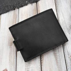 Paolo Peruzzi Portfel męski skórzany klasyczny czarny RFID AL-16-BL. Czarne portfele męskie Paolo Peruzzi, bez wzorów. Za 92.16 zł.