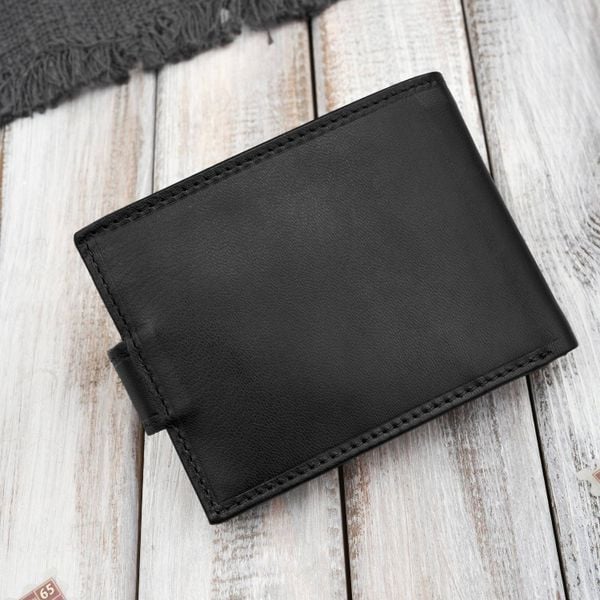 Paolo Peruzzi Portfel męski skórzany klasyczny czarny RFID AL-16-BL. Czarne portfele męskie Paolo Peruzzi, bez wzorów. Za 92.16 zł.