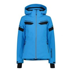 Damska kurtka narciarska CMP. Niebieskie kurtki damskie CMP, na zimę, bez wzorów, bez kaptura. Za 779.15 zł.
