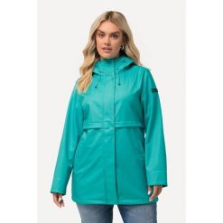 Damskie Kurtka softshell HYPRAR hydrofobowa podszewka z polaru. Niebieskie kurtki sportowe damskie Ulla Popken, plus size, bez wzorów, z materiału, bez kaptura, trekkingowe. W wyprzedaży za 383.99 zł.