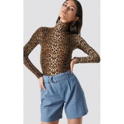 NA-KD Classic Szorty z domieszką lnu - Blue. Szorty damskie marki NA-KD Classic. Za 80.95 zł.
