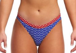 Bikini - dół od bikini Funkita Hipster Brief Starlight. Niebieskie bikini damskie FUNKITA, m, bez wzorów. Za 90.30 zł.