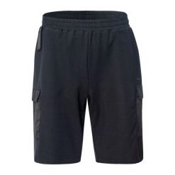 Męskie Spodenki Igmezi. Czarne krótkie spodenki sportowe męskie IGUANA, m, bez wzorów, trekkingowe. Za 106.99 zł.