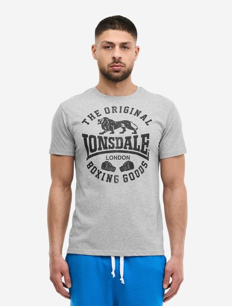 T-shirt Lonsdale Grinton. Czarne t-shirty męskie Lonsdale, s, bez wzorów, z bawełny, bez kołnierzyka. Za 85.85 zł.