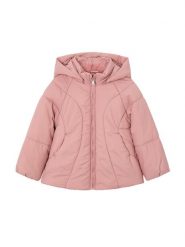 Mayoral Kurtka zimowa 415 Różowy Regular Fit. Czerwone buty zimowe dziewczęce Mayoral, na zimę, bez wzorów, z syntetyku, bez kaptura. Za 189.99 zł.