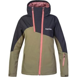 Kurtka damska narciarska Hannah Maky COL olive/antracyt 10000 mm. Szare kurtki damskie Hannah, bez wzorów, bez kaptura, narciarskie. W wyprzedaży za 499.00 zł.