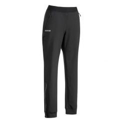 Spodnie treningowe do hokeja na trawie damskie Korok FH900. Czarne spodnie sportowe damskie KOROK, m, bez wzorów, z elastanu. W wyprzedaży za 129.99 zł.