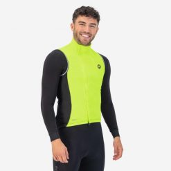 Kamizelka rowerowa męska Rogelli Essential. Żółte buty sportowe męskie Rogelli, m, bez wzorów, sportowe, bez kaptura. Za 329.00 zł.