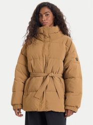 EA7 Emporio Armani Kurtka zimowa 7W000652 AF16078 U6171 Beżowy Regular Fit. Brązowe kurtki damskie EA7 Emporio Armani, na zimę, xs, bez wzorów, z syntetyku, bez kaptura. Za 1,109.00 zł.
