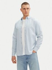Calvin Klein Jeans Koszula LV040EM125 Błękitny Regular Fit. Niebieskie koszule męskie Calvin Klein Jeans, m, bez wzorów, z bawełny, bez kołnierzyka, bez ramiączek. Za 219.99 zł.