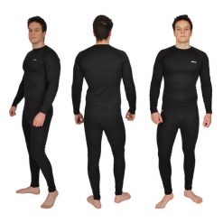 Bielizna termoaktywna męska Ice-Q Warm'N'Dry Man Mesh. Czarna bielizna termoaktywna męska ICE-Q, m, z meshu. W wyprzedaży za 149.90 zł.