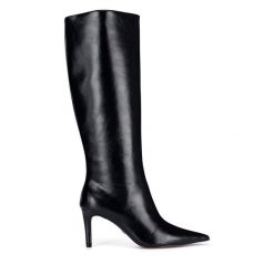 Kozaki Nine West. Czarne kozaki damskie Nine West, bez obcasa, na szpilce. Za 329.99 zł.